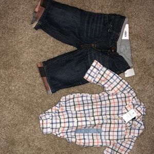 Baby gap jeans and shirt 3-6 months